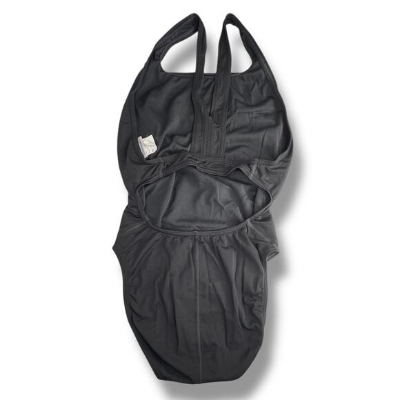 Women's Speedo Endurance Super Proback Solid One piece Black Swimsuit 6 / 32 - Picture 8 of 11
